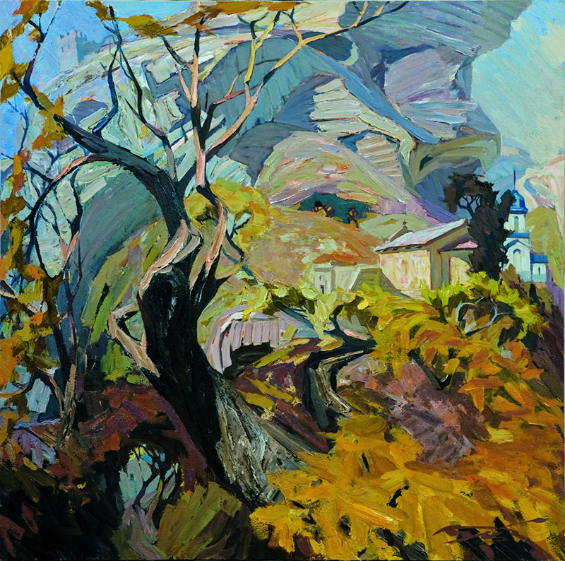 «У золоті листя». 2009. Полотно, олія